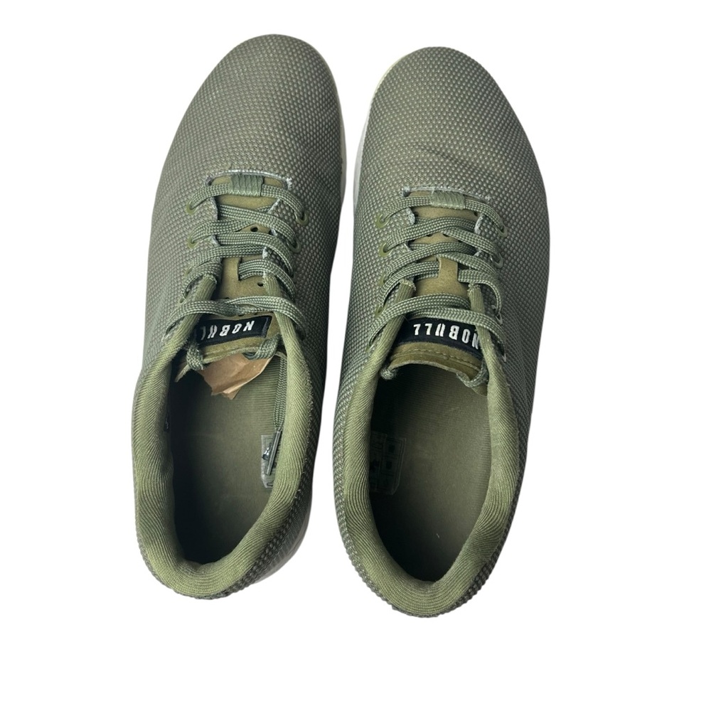 Nobull Super Fabric Trainer Running Green/White Athletic Shoes M10.5/W12 - Picture 8 of 10